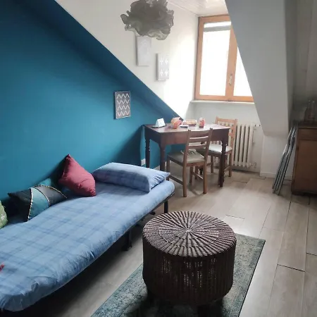 Accogliente Mansarda Nel Centro Di Apartamento